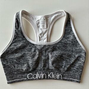 Calvin Klein Women's Gray Sports Bra